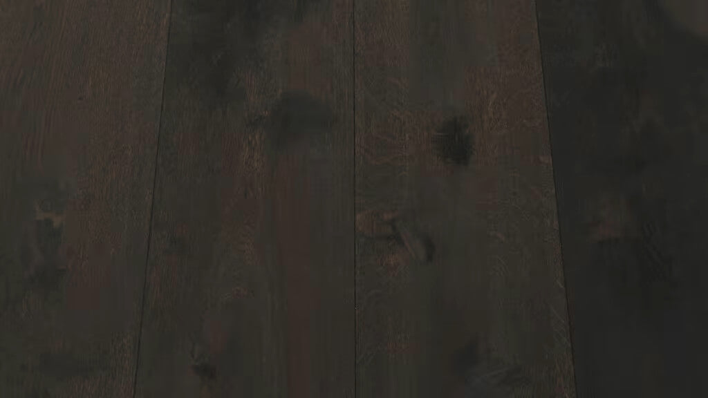 houten planken vloer in kleur grafiet van Uipkes