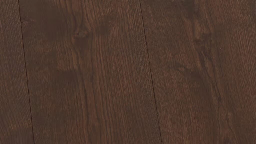 eiken houten vloerdelen in kleur chocolade bruin van Uipkes