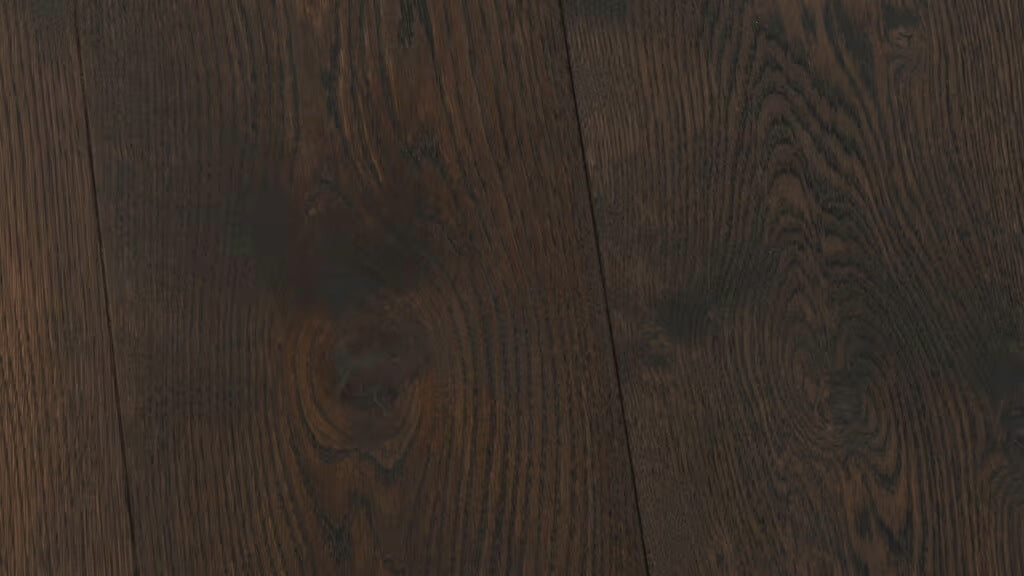houten planken vloer in kleur steenkool zwart van Uipkes