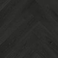 Frans Eiken Visgraat Vloer Diep Zwart Vincent 20/100 cm